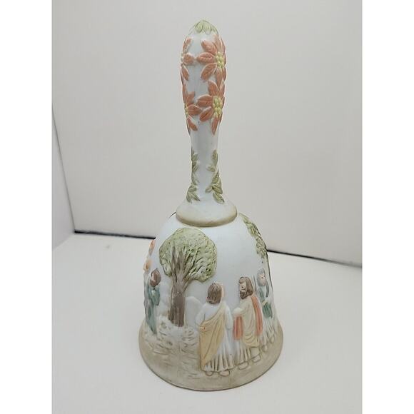 Vtg 1982 Lefton China Porcelain Nativity Bell Geo Z Christopher Collection 03431 - Picture 4 of 9
